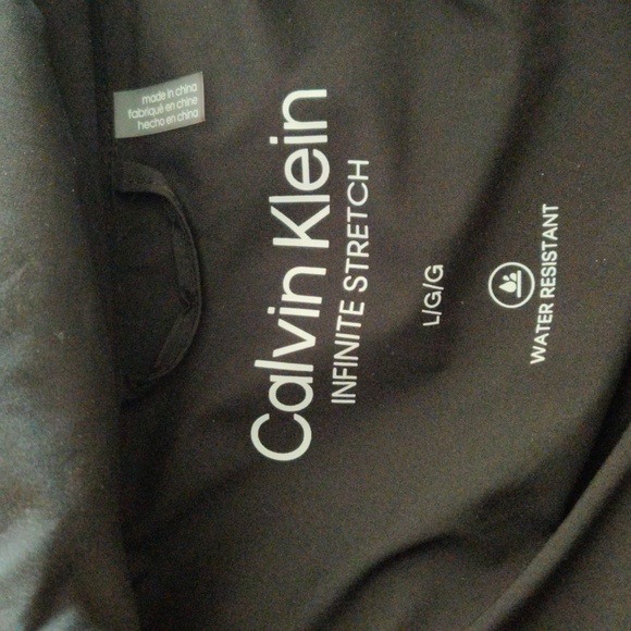 Calvin Klein infinite stretch sorona aura black Size L puffer coat jacket - Picture 3 of 6